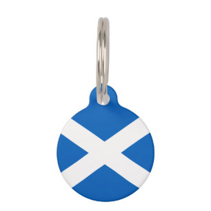 Placa Para Mascotas Bandera de Escocia