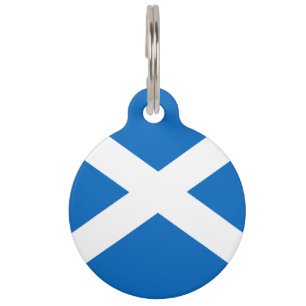 Placa Para Mascotas Bandera de Escocia