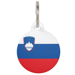Placa Para Mascotas Bandera de Eslovenia