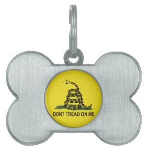 Placa Para Mascotas Bandera de Gadsden
