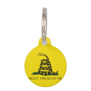 Placa Para Mascotas Bandera de Gadsden