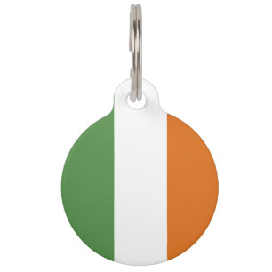 Placa Para Mascotas Bandera de Irlanda