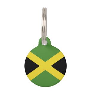Placa Para Mascotas Bandera de Jamaica