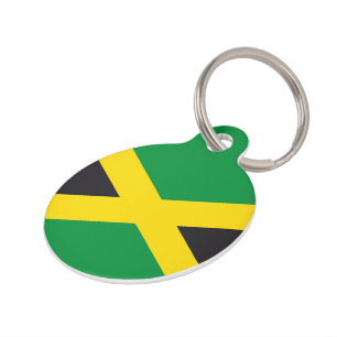 Placa Para Mascotas Bandera de Jamaica