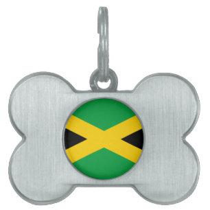 Placa Para Mascotas Bandera de Jamaica