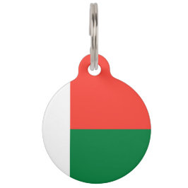 Placa Para Mascotas Bandera de Madagascar