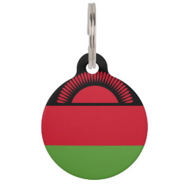 Placa Para Mascotas Bandera de Malawi