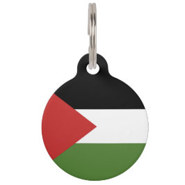 Placa Para Mascotas Bandera de Palestina