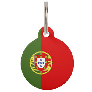 Placa Para Mascotas Bandera de Portugal