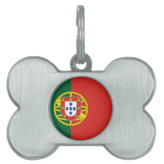 Placa Para Mascotas bandera de portugal
