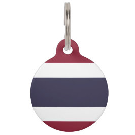 Placa Para Mascotas Bandera de Tailandia
