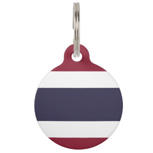 Placa Para Mascotas Bandera de Tailandia