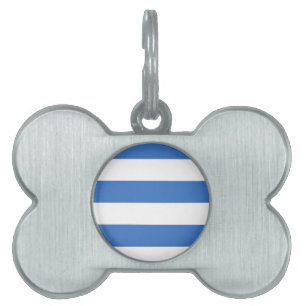 Placa Para Mascotas Bandera de Tallin, etiqueta de mascota de Estonia