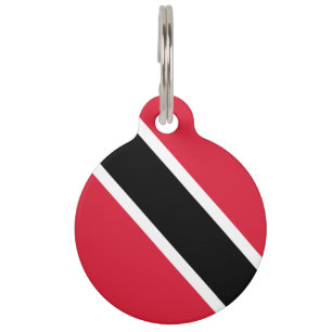 Placa Para Mascotas bandera de Trinidad y Tobago