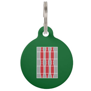 Placa Para Mascotas bandera de Umbría (región de Italia)