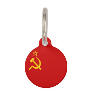 Placa Para Mascotas Bandera de Unión Soviética