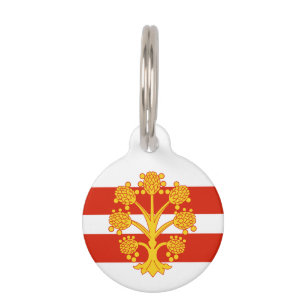 Placa Para Mascotas Bandera de Westmorland Pet ID Tag