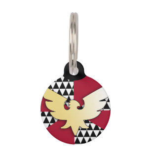 Placa Para Mascotas Bandera del Orgullo de Arrastrar