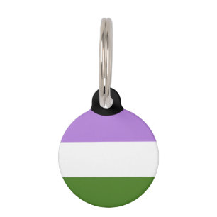 Placa Para Mascotas Bandera del Orgullo Gay