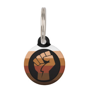 Placa Para Mascotas Bandera del Orgullo POC