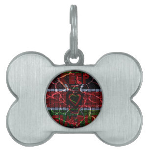 Placa Para Mascotas Bandera rota: Manténganlo simple - Resiliencia ken