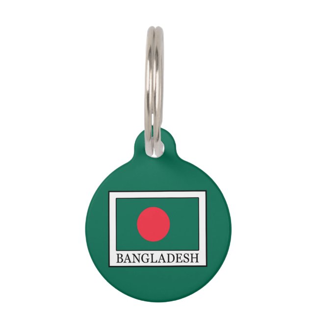 Placa Para Mascotas Bangladesh (Anverso)