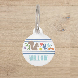 Placa Para Mascotas Banner de cosas favoritas de perros