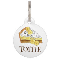 Banoffee Banana Toffee Pie Slice Reino Unido Food