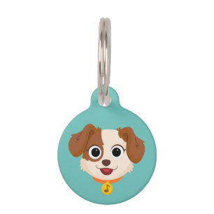 Placa Para Mascotas Barrio Sésamo Cara de tango