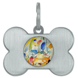 Placa Para Mascotas Batalla naval de Kandinsky 1913