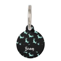 Bates azules de nombre personalizado