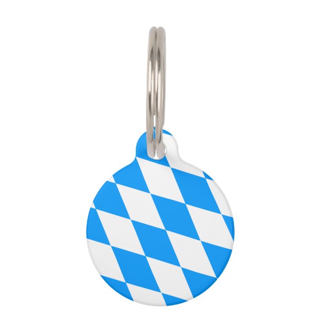 Placa Para Mascotas Bayrische Rauten (Anverso)
