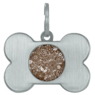 Placa Para Mascotas Beauties Brown
