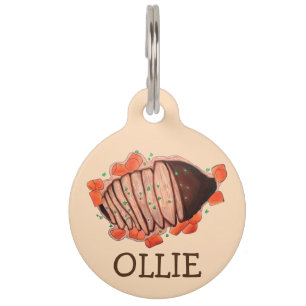 Placa Para Mascotas Beef Brisket Comida de festividad judía de cocina