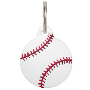 Placa Para Mascotas Béisbol