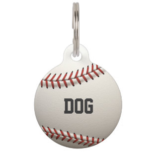 Placa Para Mascotas Béisbol