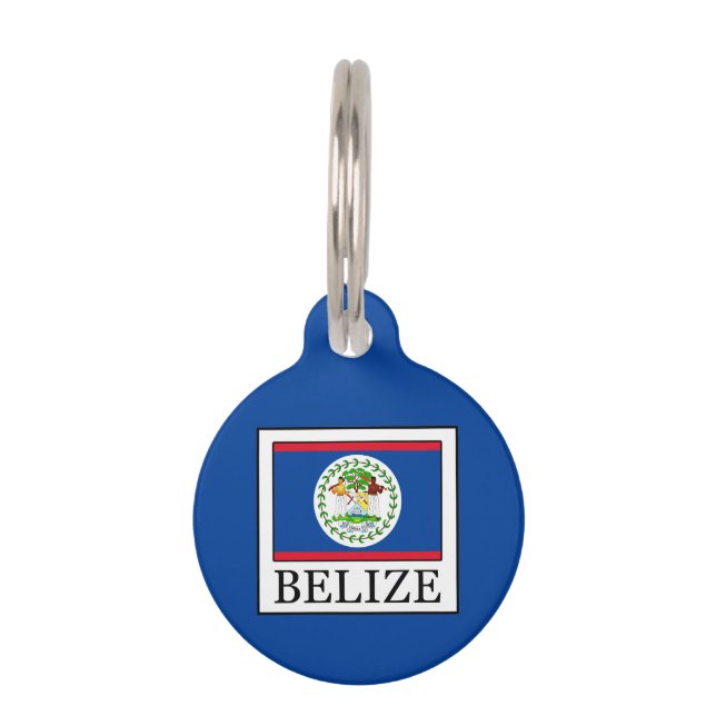 Placa Para Mascotas Belice (Anverso)