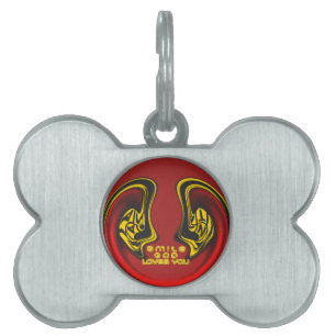 Placa Para Mascotas Bendición desde arriba: El saludo espiritual del a