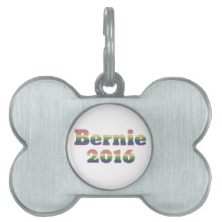 Placa Para Mascotas Bernie Sanders para presidente 2016