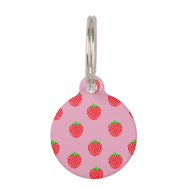 Placa Para Mascotas Berry Beautiful Summer (Anverso)