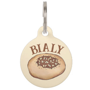 Placa Para Mascotas Bialy Jewish Bakery Onion Bread Poland Food