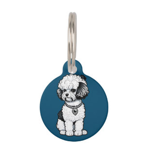 Placa Para Mascotas Bichon Frise