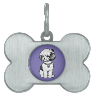 Placa Para Mascotas Bichon Frise
