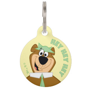 Placa Para Mascotas Bienvenida del oso Yogi