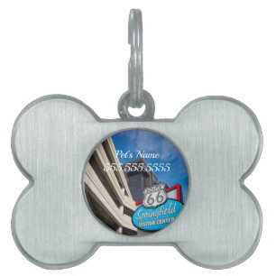 Placa Para Mascotas Bienvenido A Springfield MO Pet ID Tag