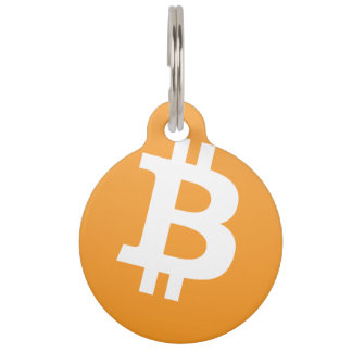 Placa Para Mascotas Bitcoin