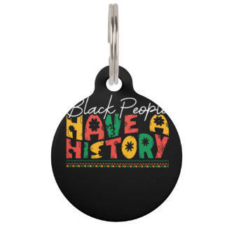 Placa Para Mascotas black_people_have_a_History_02