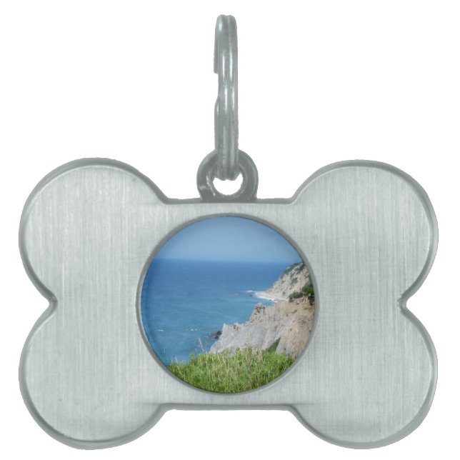 Placa Para Mascotas Block Island Bluffs - Isla Block, Isla Rhode (Frente)