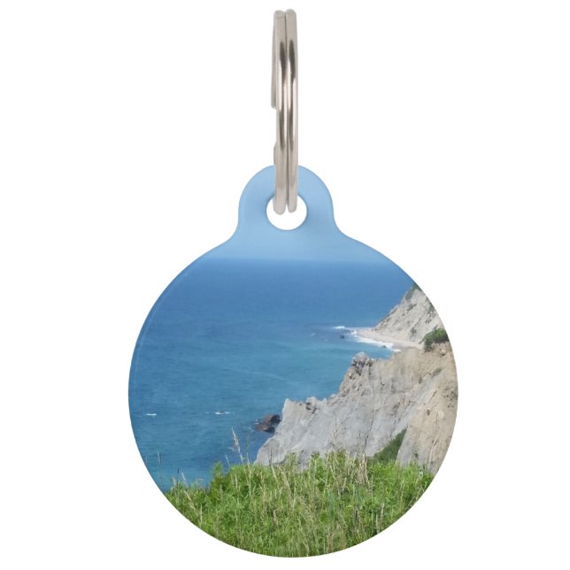 Placa Para Mascotas Block Island Bluffs - Isla Block, Isla Rhode (Anverso)