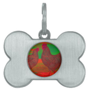 Placa Para Mascotas BloodFire